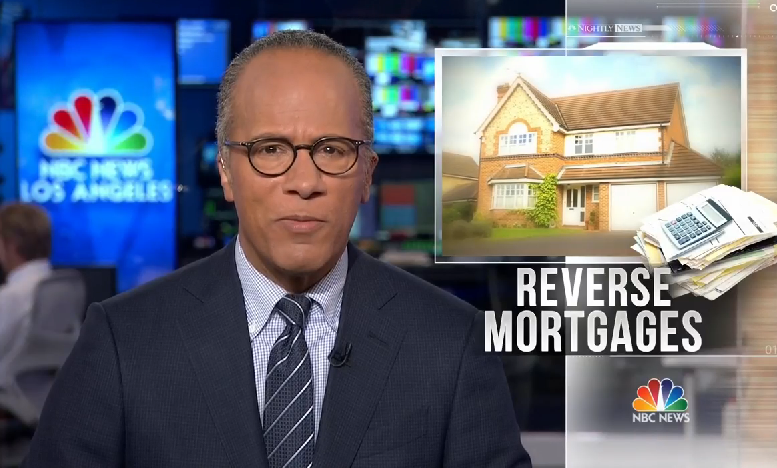 Reverse mortgages talked about on NBC